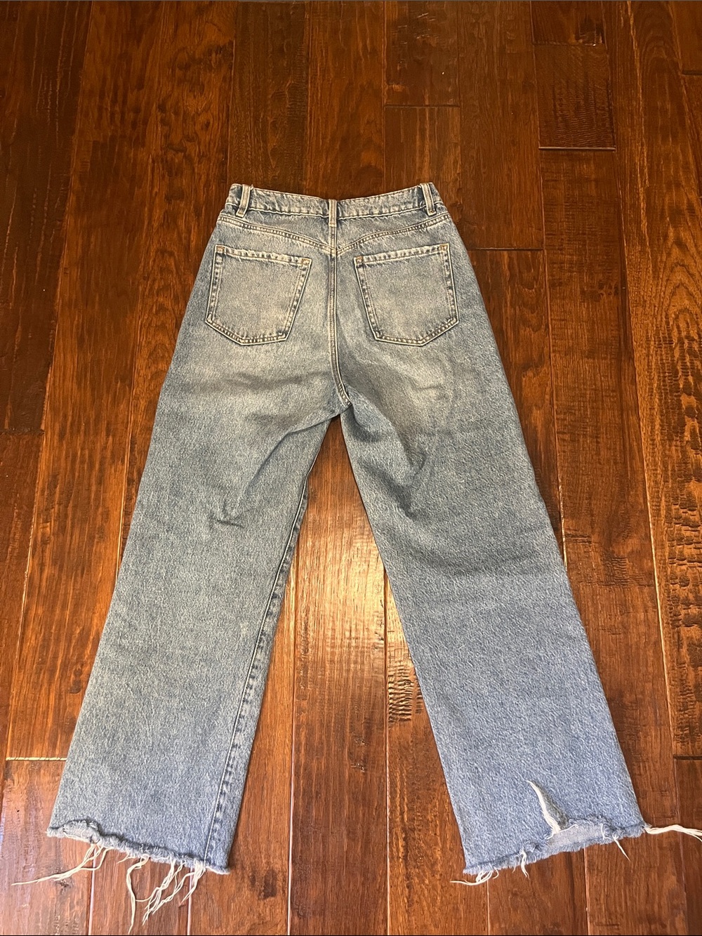 Garage High Rise Wide Leg Ripped Jeans - Picture 3 of 3
